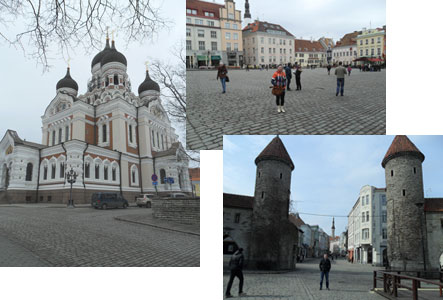 Собор и площадь в Таллине