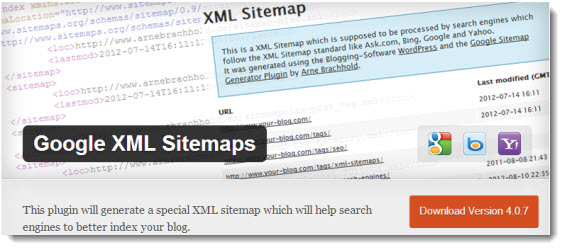 Скачать плагин Google XML Sitemaps 