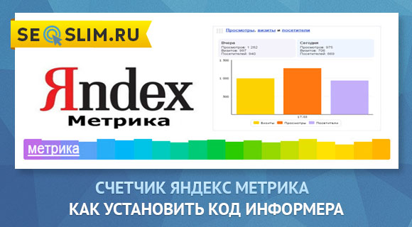 Как установить счетчик Яндекс Метрика