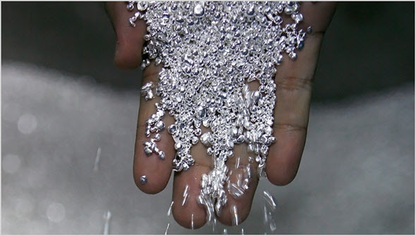 Производства серебра